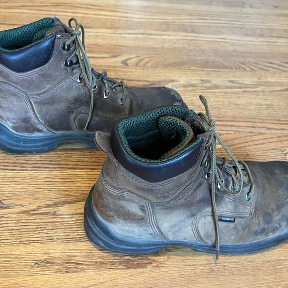 Red Wing 2240 Gray Brown King Steel Toe Waterproof Safety Boots   Mens Size 8.5 - Picture 2 of 6